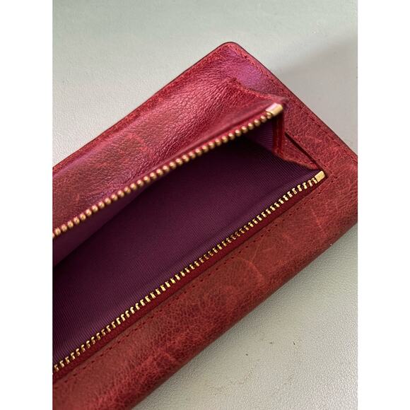 Cole Haan Red Leather Wallet - Picture 2 of 4